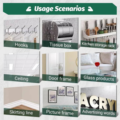 Mounting Adhesive No-Drill Waterproof Multi-Surface