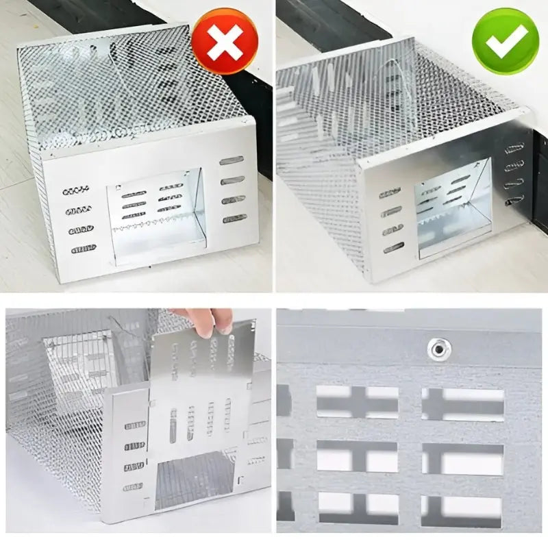 Mouse Trap Highly Sensitive One-Way Door Galvanized Steel Mesh