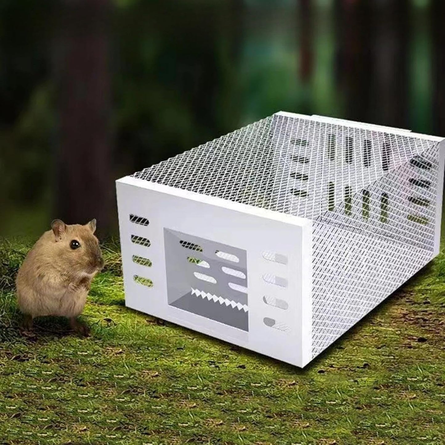Mouse Trap Highly Sensitive One-Way Door Galvanized Steel Mesh