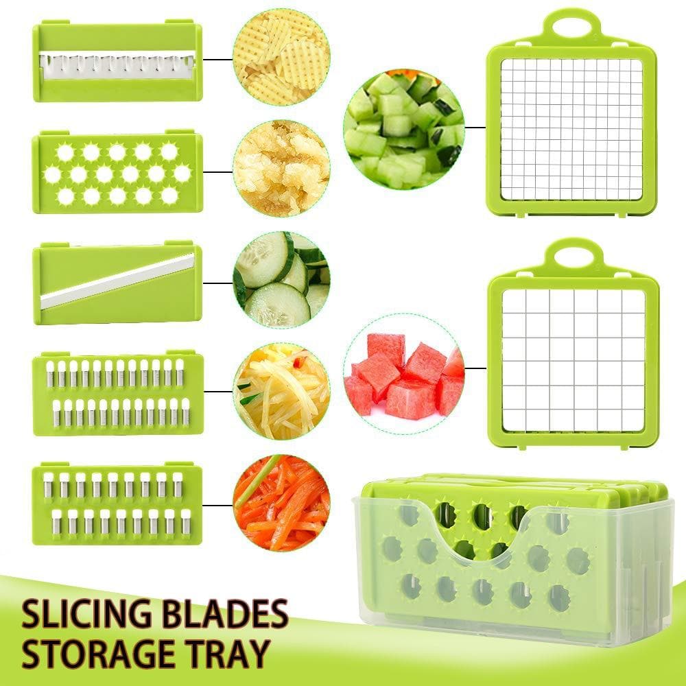 Multi Chopper 7 Replaceable Stainless Steel Blades