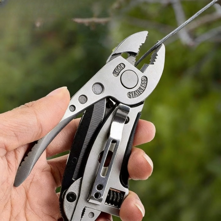 Multifunction Pliers Compact Stainless Steel Locking System