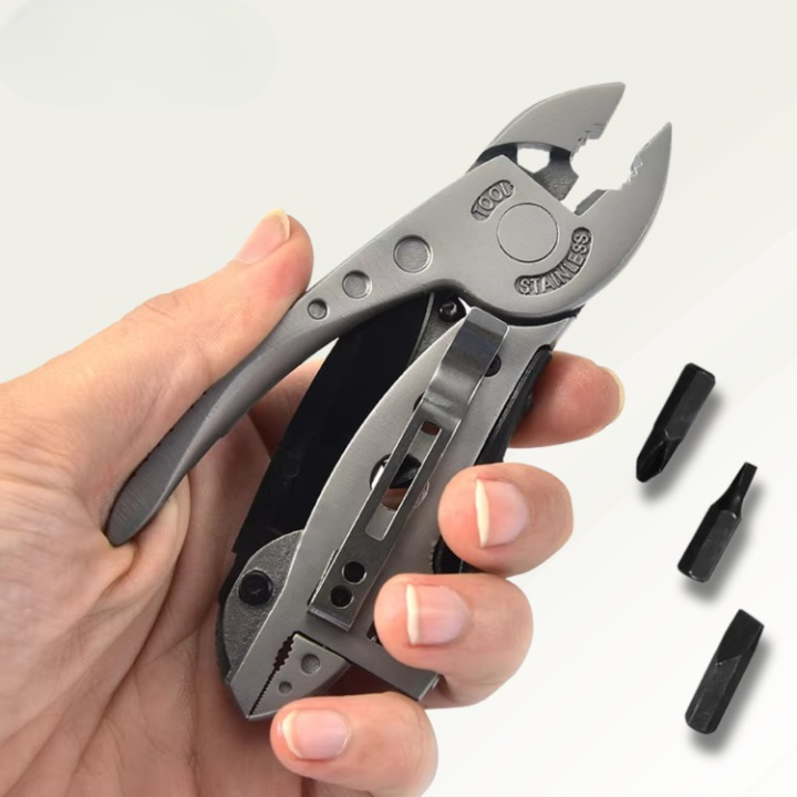Multifunction Pliers Compact Stainless Steel Locking System