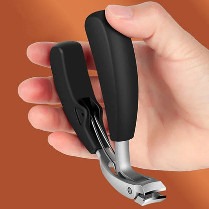Nail Clipper Anti-Splash Guard Stainless Steel Blade Non-Slip Handle