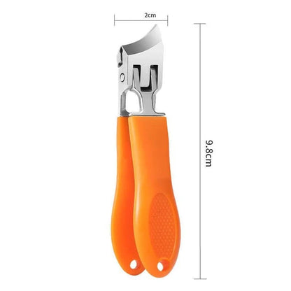 Nail Clipper Extra-Wide Opening Stainless Steel Blade & Anti-Splash Guard