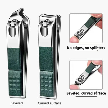 Nail Clipper Set of 3 Anti-Splash Stainless Steel