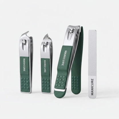 Nail Clipper Set of 3 Anti-Splash Stainless Steel