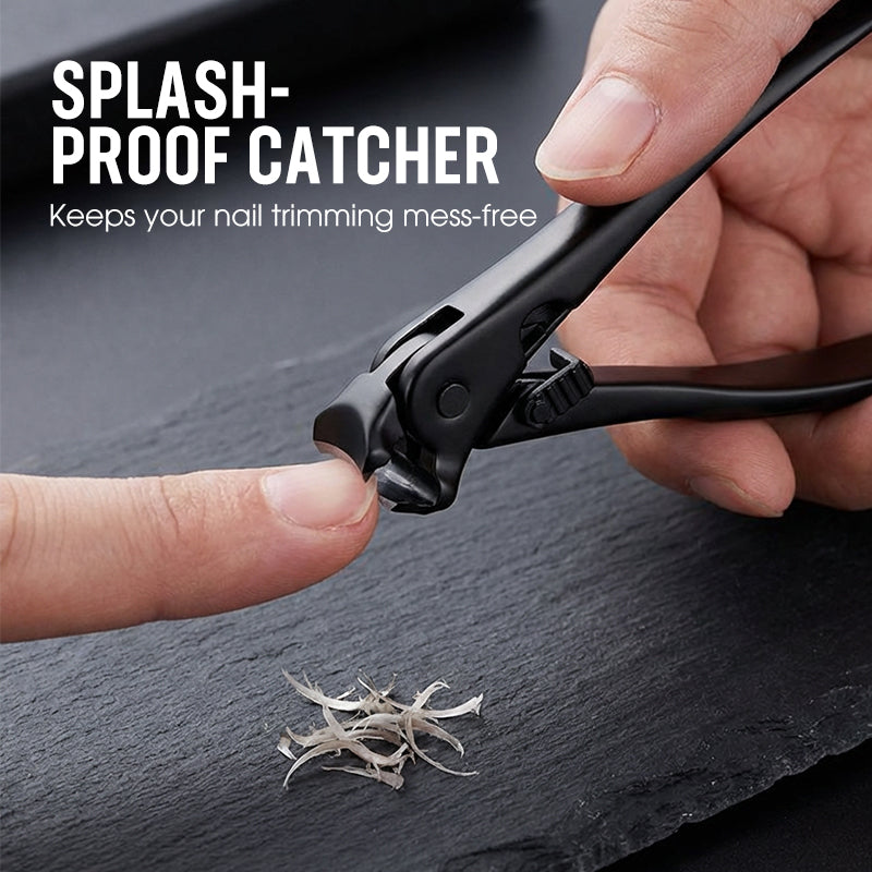 Nail Clipper Stainless Steel Ergonomic Handle & Nail Catcher