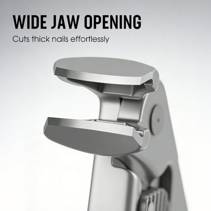 Nail Clipper Stainless Steel Ergonomic Handle & Nail Catcher