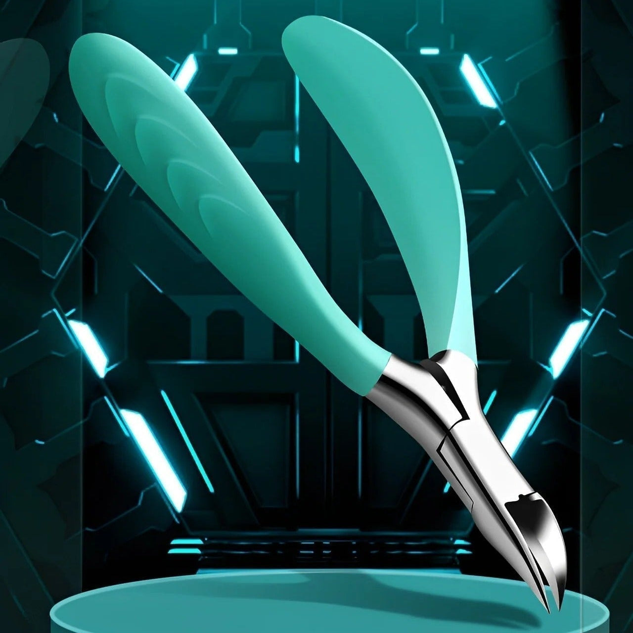 Nail Clippers Ergonomic Non-Slip Splash Guard Surgical Stainless Steel