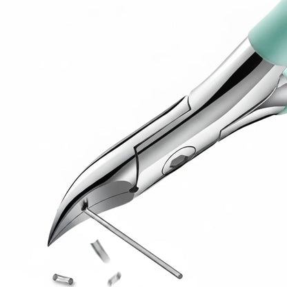 Nail Clippers Ergonomic Non-Slip Splash Guard Surgical Stainless Steel