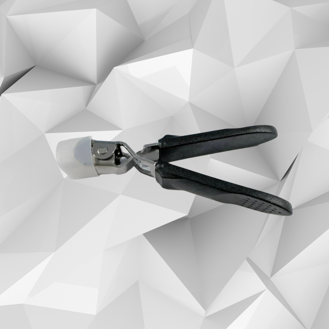 Nail Clippers Set of 2 Angled Curved Stainless Steel