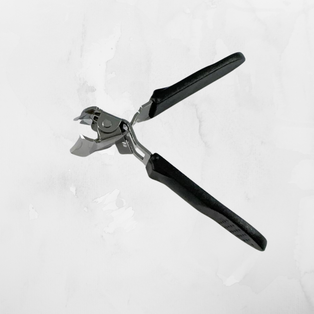 Nail Clippers Set of 2 Angled Curved Stainless Steel