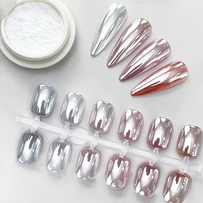 Nail Powder Mirror Finish Fine Chrome Long Lasting Shine