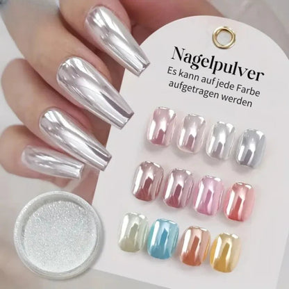 Nail Powder Mirror Finish Fine Chrome Long Lasting Shine