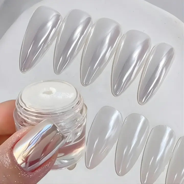 Nail Powder Mirror Finish Fine Chrome Long Lasting Shine