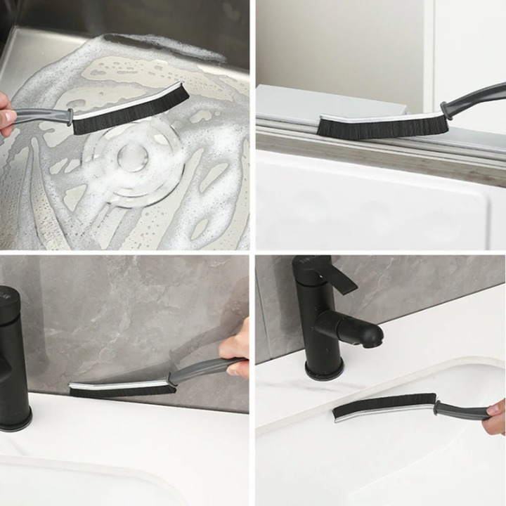 Narrow Gap Cleaning Brush Set Slim Angled Heads