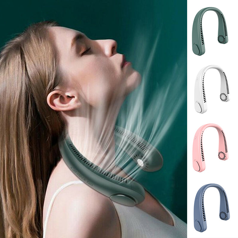 Neck Fan Hands-Free Bladeless USB Rechargeable