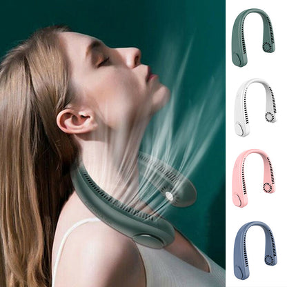 Neck Fan Hands-Free Bladeless USB Rechargeable