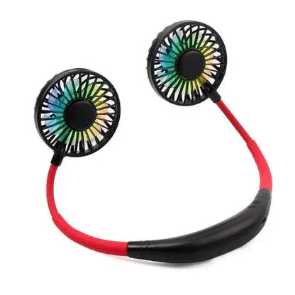 Neck Fan Hands-Free Dual-Head USB Rechargeable