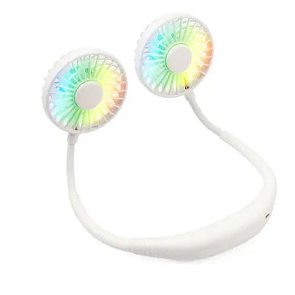 Neck Fan Hands-Free Dual-Head USB Rechargeable