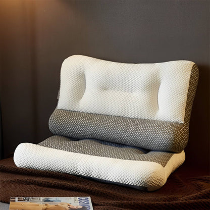 Neck Support Pillow Ergonomic Contour Memory Foam Breathable Cover