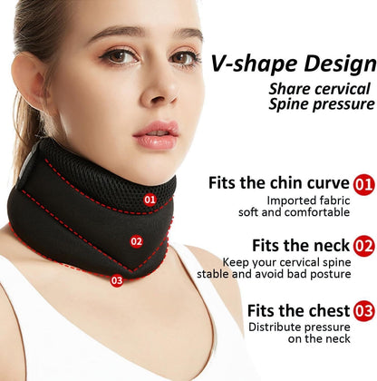Neck Support V-Shape Ergonomic Breathable Velcro