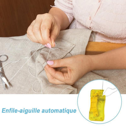 Needle Threader Automatic Metal Tip Set of 2