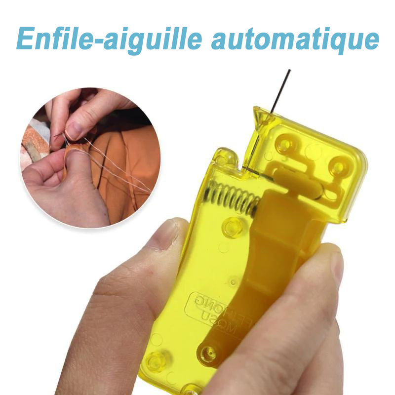 Needle Threader Automatic Metal Tip Set of 2