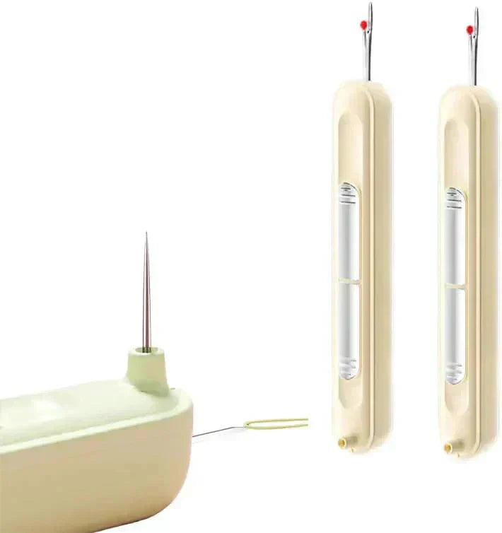 Needle Threader & Seam Ripper Instant-Threading Stainless Steel Tip