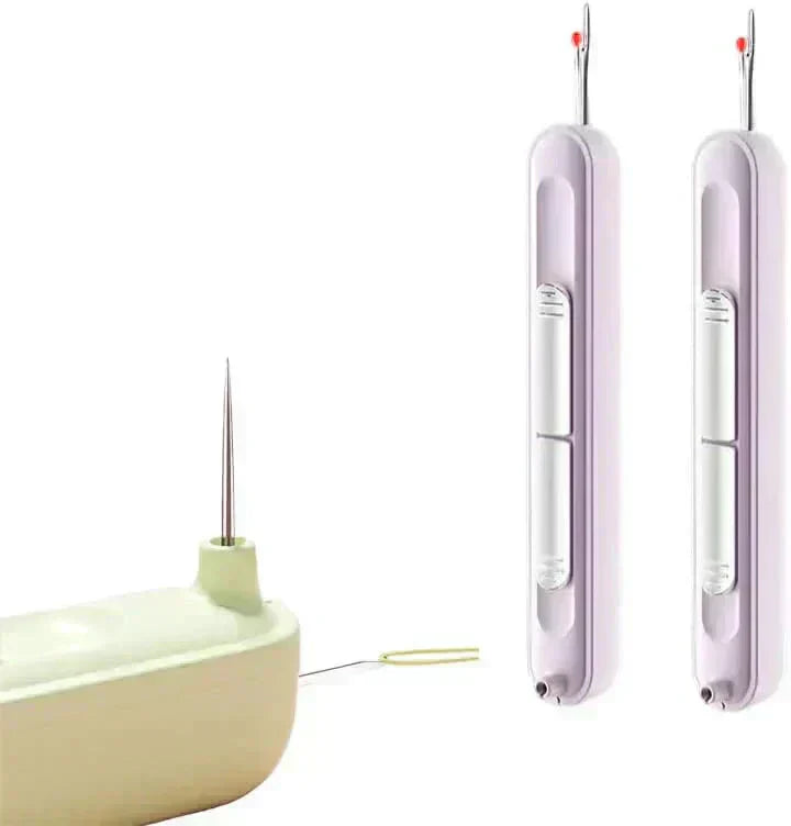 Needle Threader & Seam Ripper Instant-Threading Stainless Steel Tip