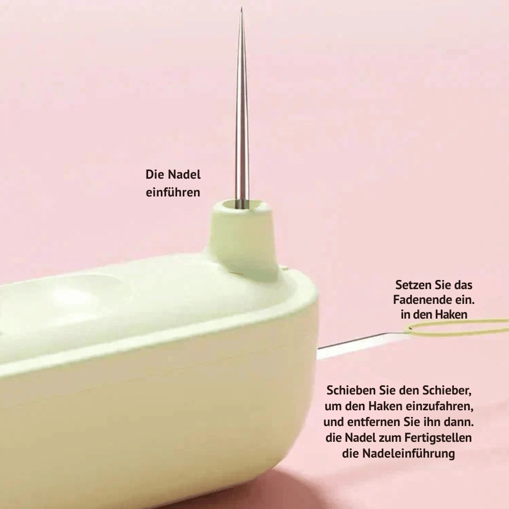 Needle Threader & Seam Ripper Instant-Threading Stainless Steel Tip