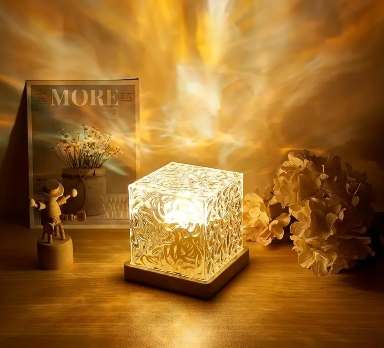 Night Light 16-Color LED USB Rechargeable & Remote Control
