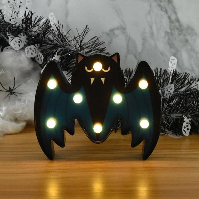 Night Light Halloween Warm White Battery-Powered
