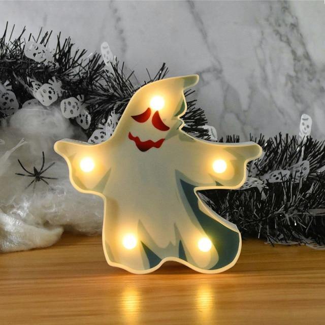 Night Light Halloween Warm White Battery-Powered