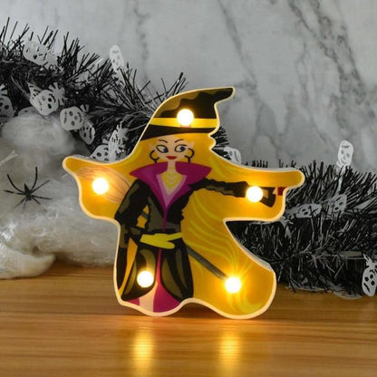Night Light Halloween Warm White Battery-Powered
