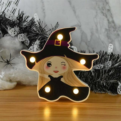 Night Light Halloween Warm White Battery-Powered