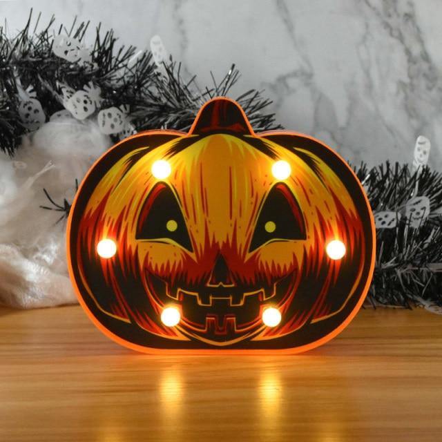Night Light Halloween Warm White Battery-Powered