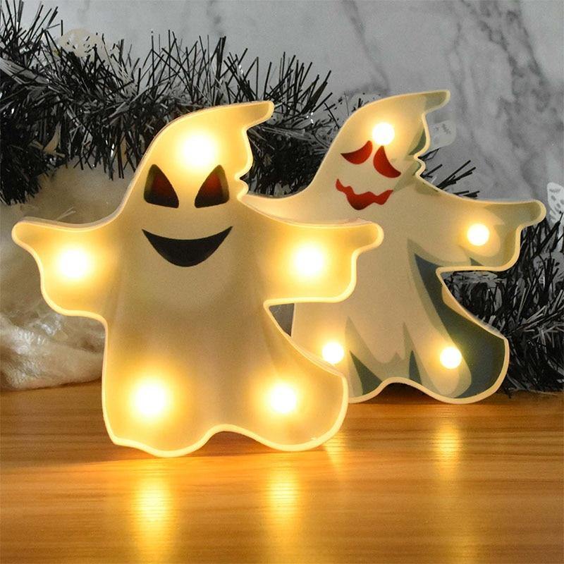 Night Light Halloween Warm White Battery-Powered