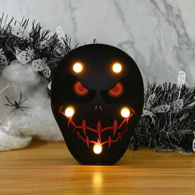 Night Light Halloween Warm White Battery-Powered