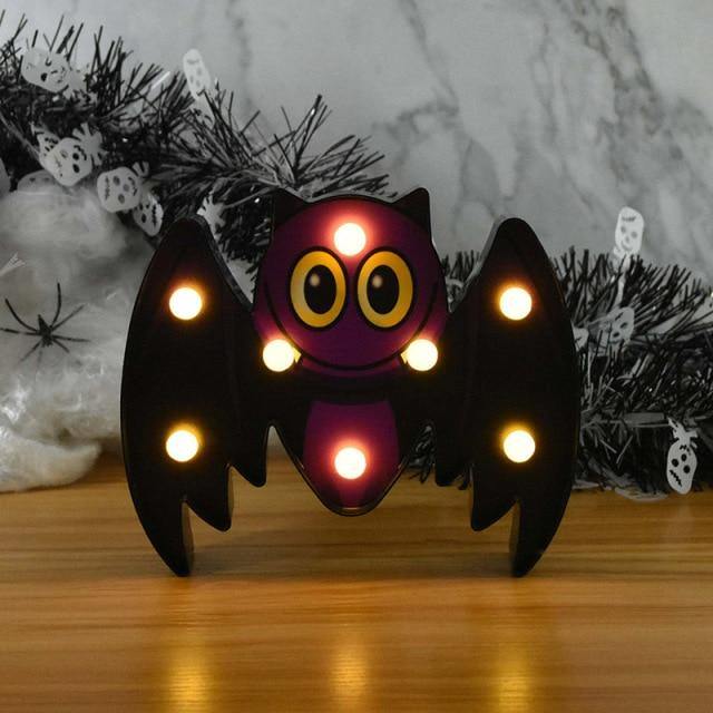 Night Light Halloween Warm White Battery-Powered