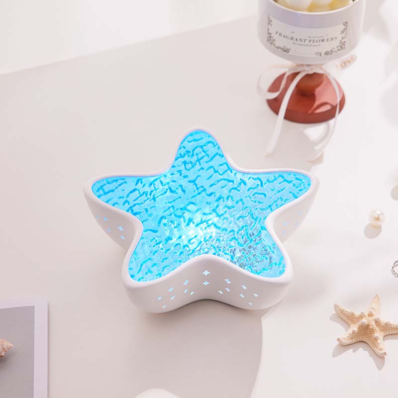 Night Light Projector Ocean Wave 7 Colors Rechargeable