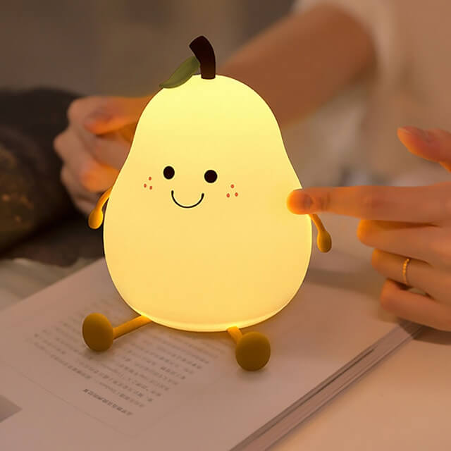 Night Light Silicone 7-Color Touch Control USB Rechargeable