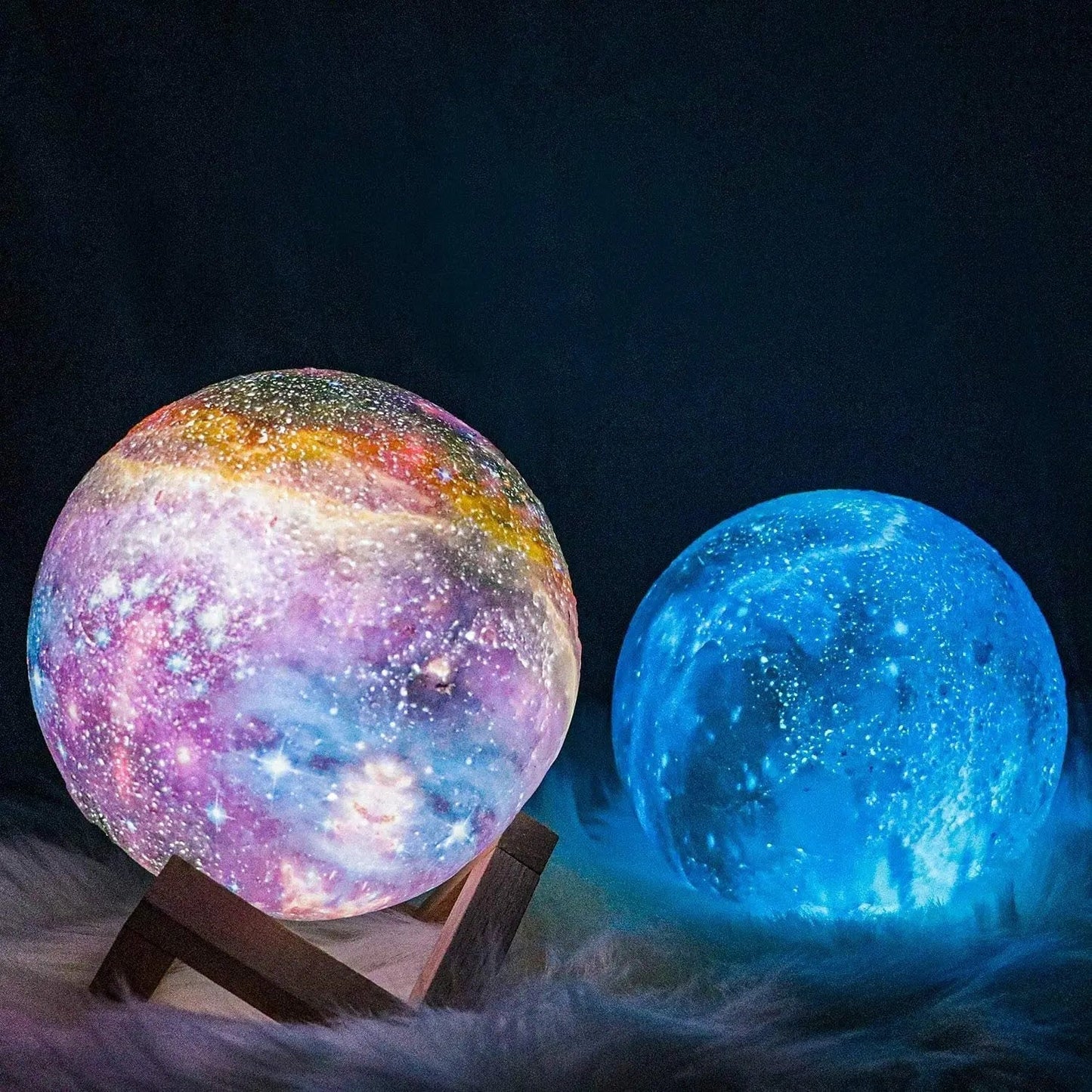 Night Light Star Projection Touch Control USB Rechargeable