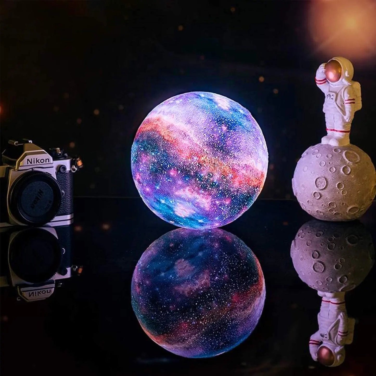 Night Light Star Projection Touch Control USB Rechargeable