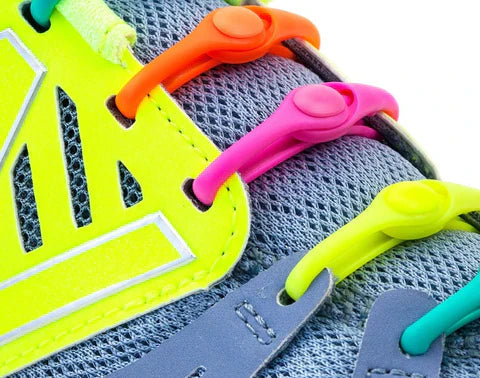 No-Tie Shoelaces Stretchable Silicone Slip-On Set of 12