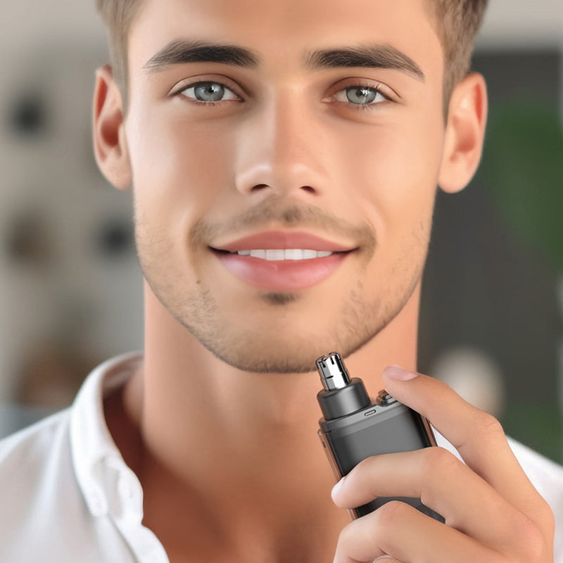 Nose & Ear Hair Trimmer Rounded Blade USB-C Rechargeable