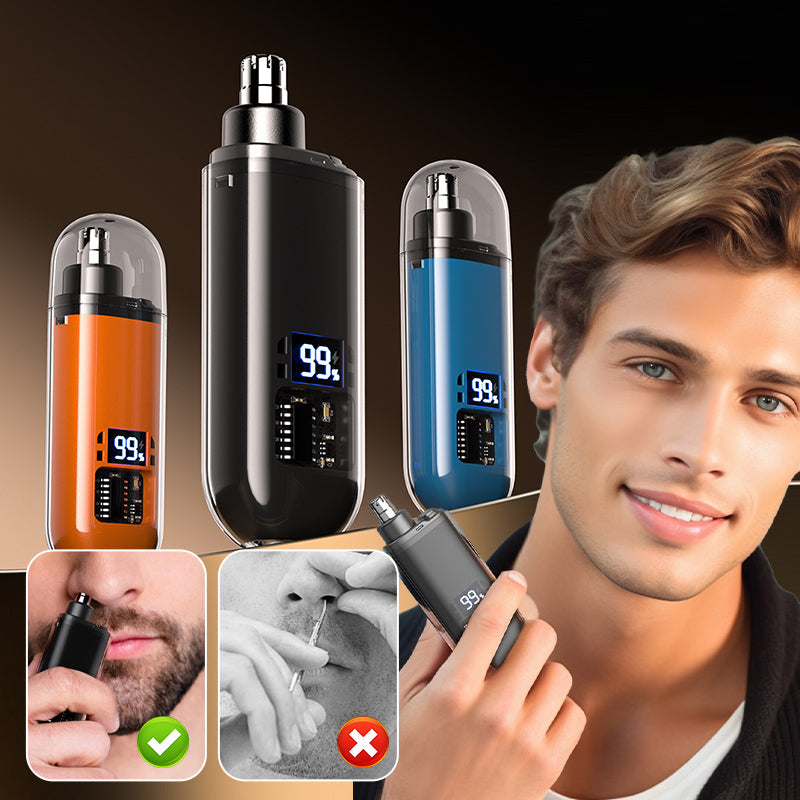 Nose & Ear Hair Trimmer Rounded Blade USB-C Rechargeable