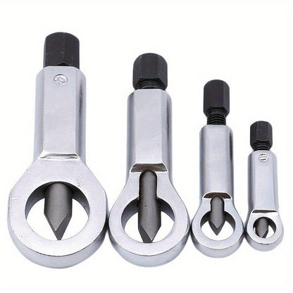 Nut Splitter Set 4-Piece Hardened Wedge Tip