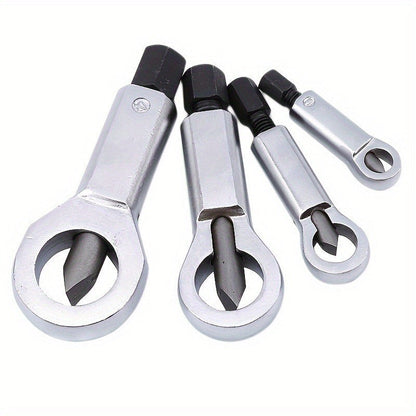 Nut Splitter Set 4-Piece Hardened Wedge Tip
