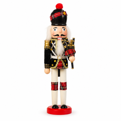 Nutcracker Soldier Hand-Painted Wood Tabletop 11.8 Inch